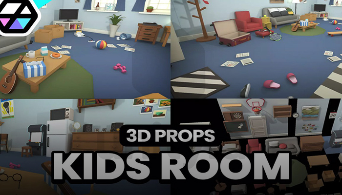 3D Props Kids Room v1.0