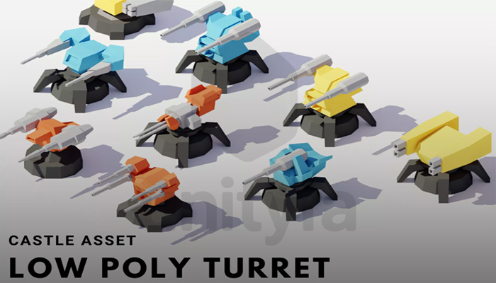 3D Low Poly Turrets v1.0.1