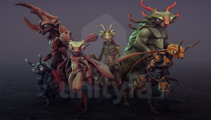 Cartoon Insect Characters v1.5
